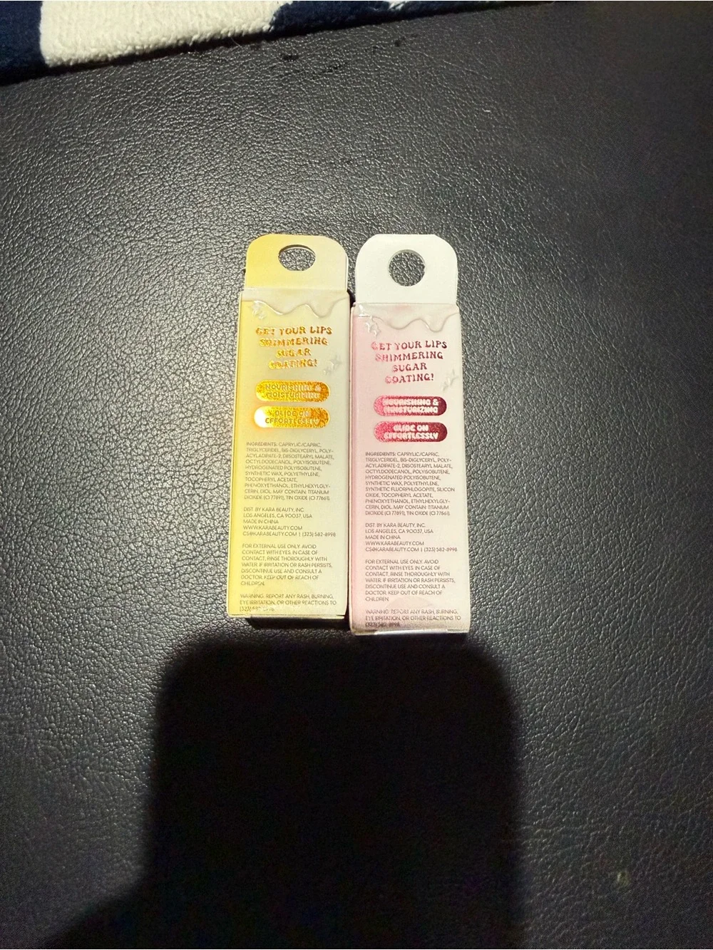 Sugarcoat Shimmer Lip Balm - Set of 2